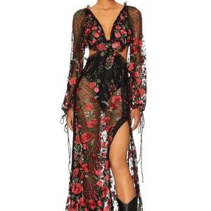 For Love and Lemons Araceli Maxi Dress